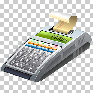 Office equipment hardware telephony, Cash register, gray payment terminal displaying 00000 PNG clipart