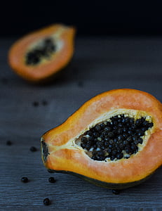 sliced papaya fruit thumbnail