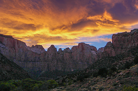 rocky formation under golden hour time thumbnail