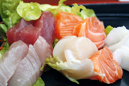 fresh fish meat with vegetable thumbnail