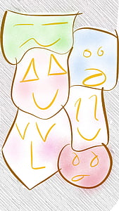 white face illustration thumbnail