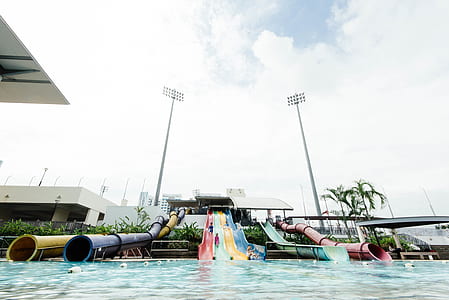 assorted-color pool slides thumbnail