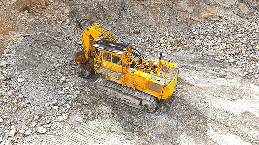 yellow excavator outdoor during daytime thumbnail