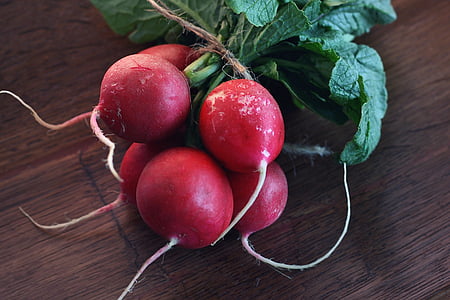 red radishes on table thumbnail