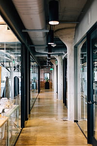black framed glass panel wall thumbnail