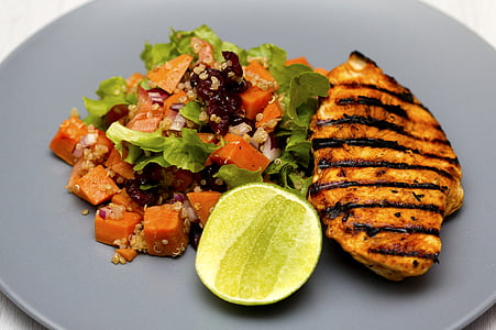 grilled stake with lime thumbnail