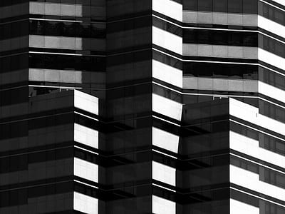 grayscale photography of building thumbnail