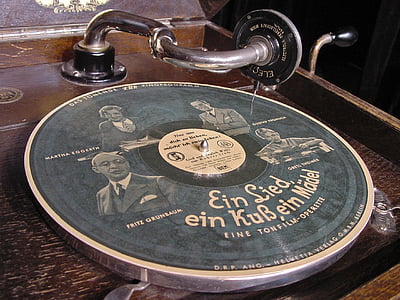 black and blue Ein Sied turntable thumbnail
