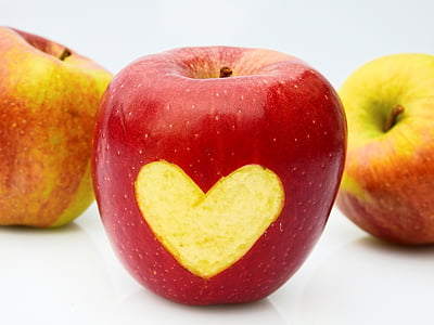 heart carved honeycrisp apple thumbnail