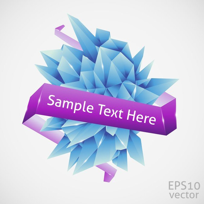 Cool Threedimensional Graphics Vector 3 eps file