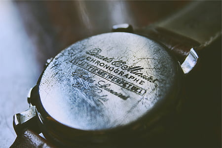 round silver-colored chronograph watch thumbnail