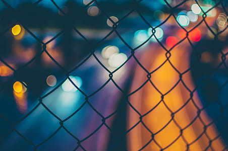 black chain link fence thumbnail