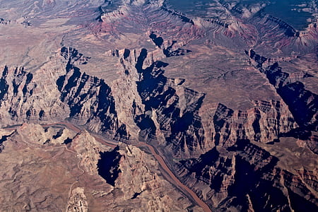 aerial view photography of brown rocky cliff thumbnail