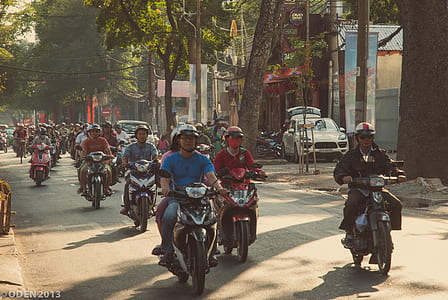 people riding motorcycle during daytime thumbnail