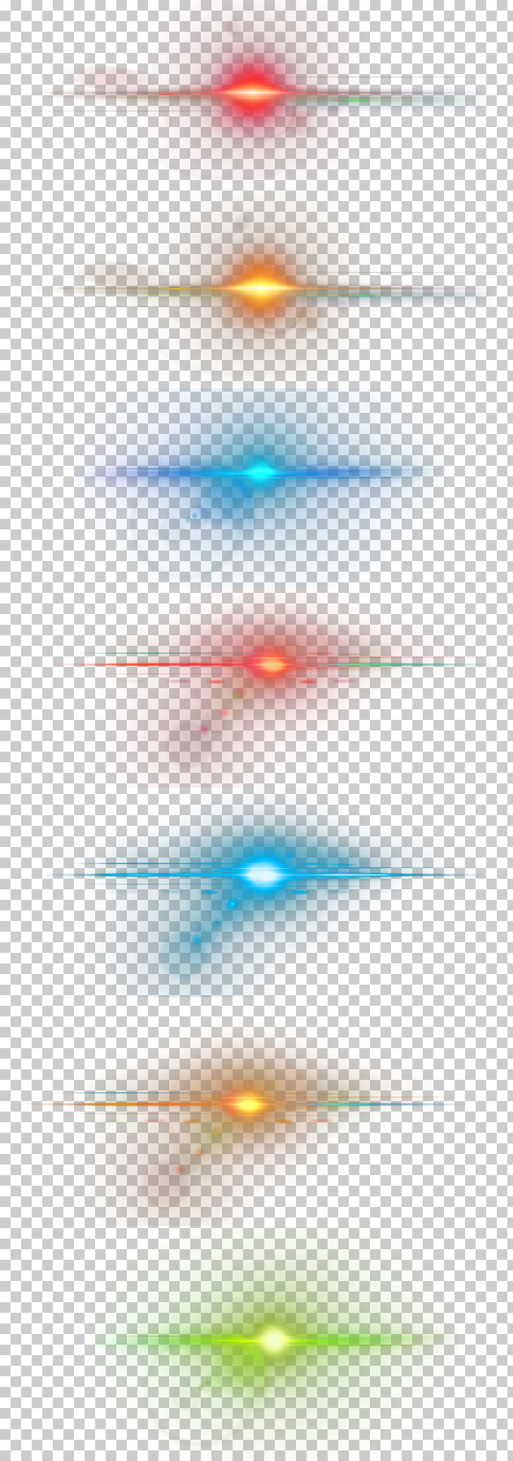 Lighting Star, Cool light effects, multicolored LED lights PNG clipart