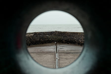 hole, wall, water, sea thumbnail