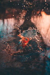 macro shot of drop of water thumbnail