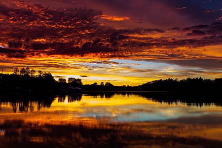 dawn, nature, sky, sunset thumbnail