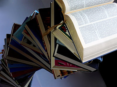 pile of assorted-title books thumbnail