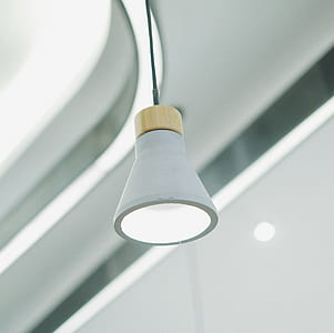 gray pendant lamp inside room thumbnail