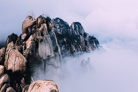 Mountains of Rocks in Seoraksan, Inje-gun, South Korea thumbnail