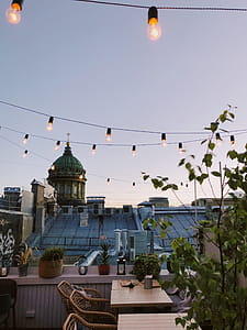 landscape, landmark, lights, rooftop thumbnail
