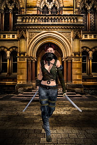 woman holding sword thumbnail