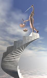 Lady Justice 3D animated character thumbnail