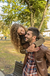 Brown Leather Zip-up Jacket thumbnail