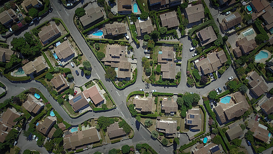 aerial photography of housing thumbnail