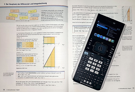 graphing calculator on book thumbnail
