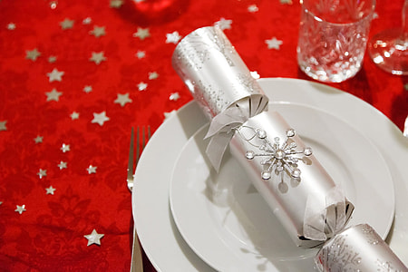 photo of white ceramic saucer on plate beside fork thumbnail