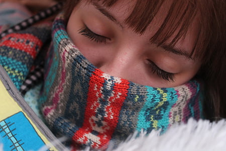 close photo of woman closing her eyes thumbnail