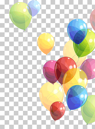 Balloon Birthday , balloon, assorted-color balloons illustration PNG clipart