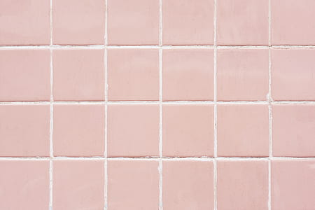 closeup photo of pink tile wall thumbnail