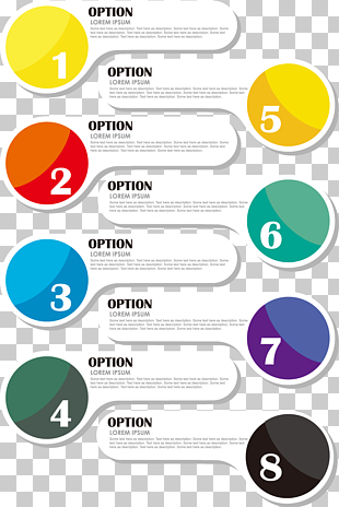 Infographic Presentation Icon, Business infographics material, Option text overlays PNG clipart