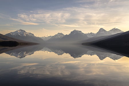 Body of Water Near Mountains thumbnail