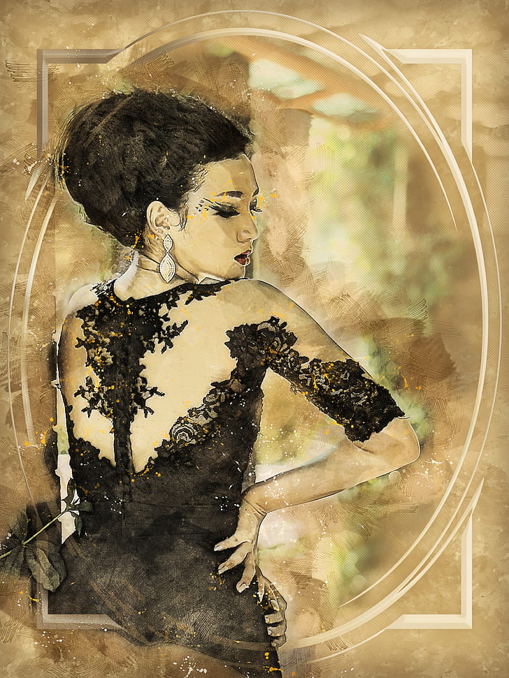 Audrey Hepburn illustration