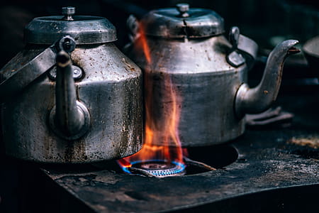 Brewing coffee outdoors thumbnail