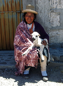 woman holding sheep thumbnail