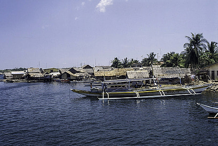 Boats at the Dock at Palawan, Philippines thumbnail
