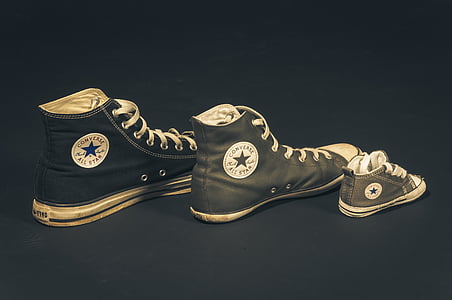 three black Converse All-Star high-tops thumbnail
