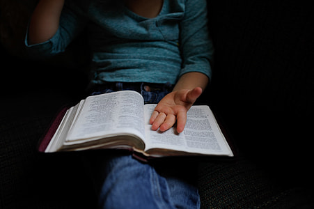 person reading book on lap thumbnail