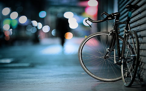 black road bicycle thumbnail