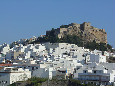 low-angle photography of white concrete buildings during daytime thumbnail