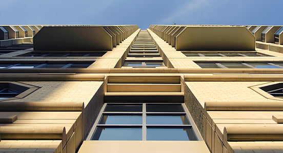 glass-panel building in bottom view shot thumbnail