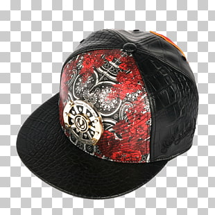 red sequin baseball cap