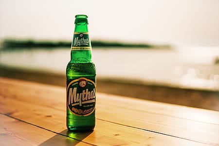 photo of green Mythos labeled bottle thumbnail
