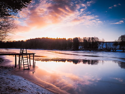 view of wooden pierre beside body of water thumbnail