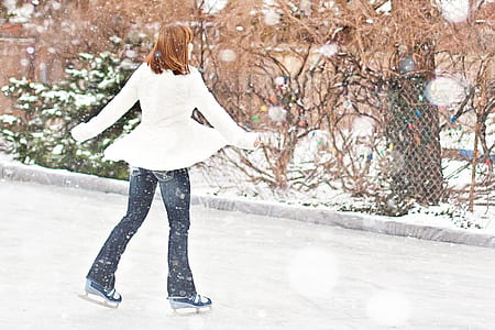 woman wearing white blazer during winter thumbnail